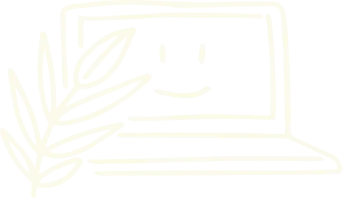 Illustration d'un ordinateur pour une prestation de création de site web sur mesure